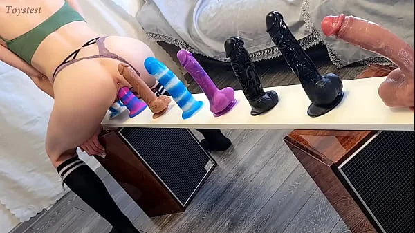 Choosing the Best of the Best! Doing a New Challenge Different Dildos Test (with Bright Orgasm at the end Of course)