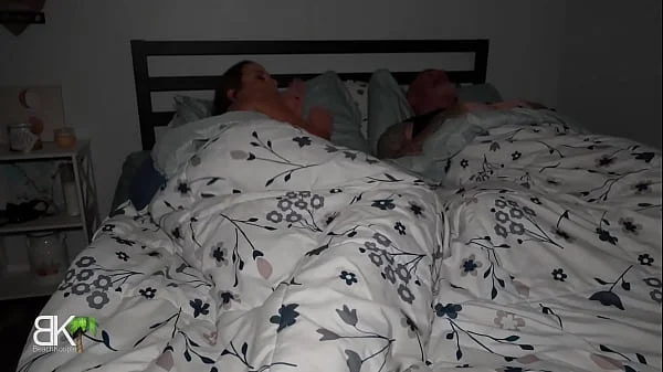 StepSon sneaks into room while we are in bed to BREED BIG ASS MILF CHEATING STEPMOM