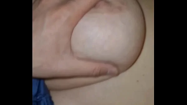 Homemade play with my Hairy old Wife's Pussy and Big tits.