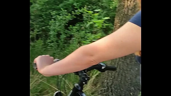 Sexy Cyclist on a Walk, Greedily Swallowed all My Sperm