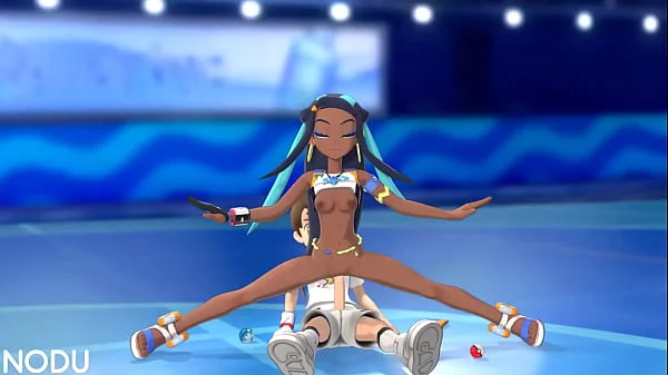 Nessa from pokemon gets fucked
