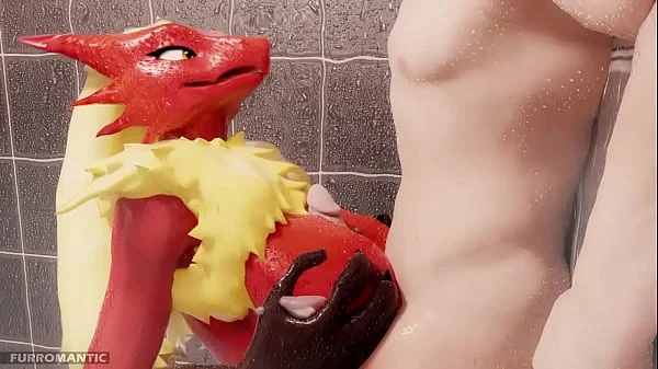 Blaziken fucks owner