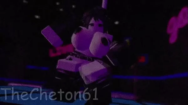 Roblox Strip Club Experience, a slut dances in the Strip Club and gets fucked by a huge cock