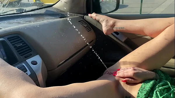 Jordan SQUIRTING river in my Car 4K multi cam