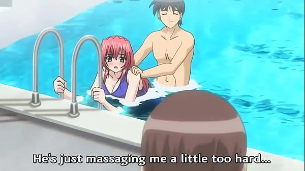 Step Sister Asks For Sex in the Pool - Hentai uncensored [Subtitled]