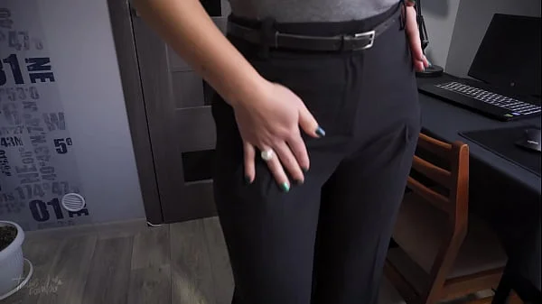 Secretary Pants Too Tight So They Rip Open