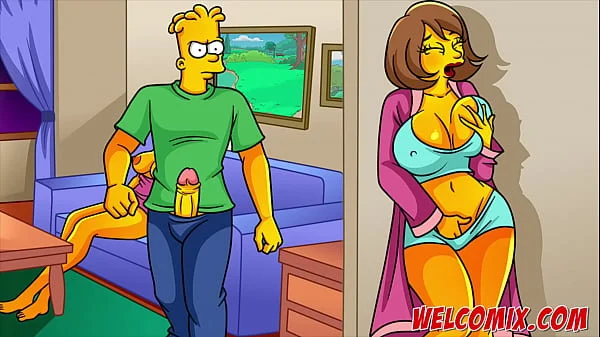 Fucking the hot mother-in-law! Simptoons, Simpsons porn