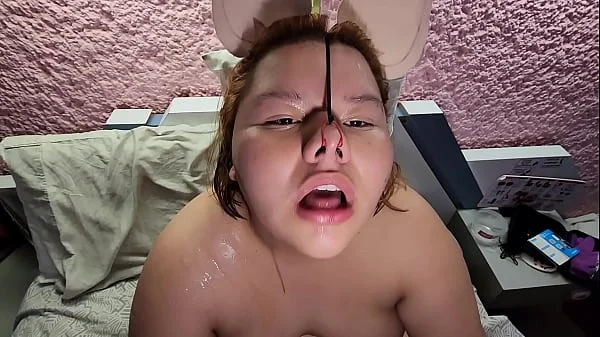 I love when my owner uses my throat like a vagina and humiliates my face