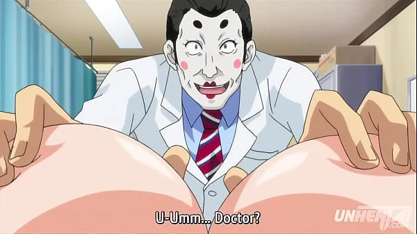 Hentai | Doctor Touches a MILF's Tits Right in Front of her Husband [Uncensored] [Subtitled]