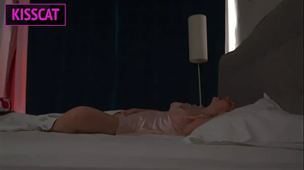 S1E1: Step mom shares hotel room with one bed, so step son fucks tight pussy till facial surprise