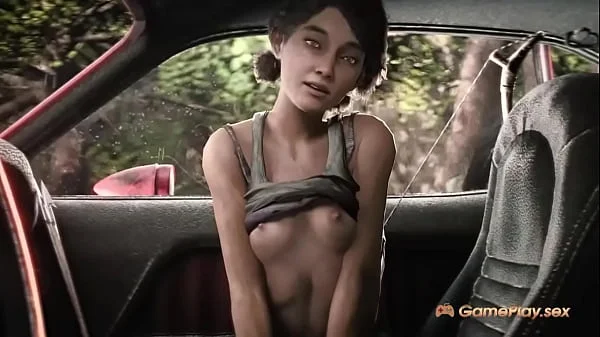 Small Titted Skinny Girl Rough Car Sex ▰ HQ Animation