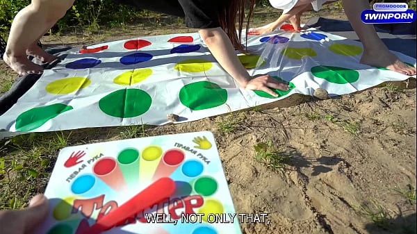 Unforgettable Twister Strip Game: Double Blowjob Challenge in the Forest - Youtube Show