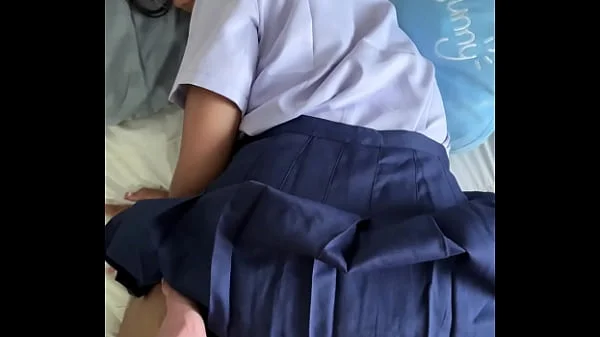 French tourist fuck a 18 years old Thai student in uniform