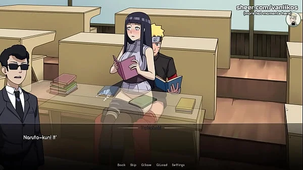 Naruto: Kunoichi Trainer | Big Tits Teen Hinata Hyuga Blowjob And Public Anal Sex With Naruto In Classroom | Naruto Anime Hentai Porn Game | Part #4