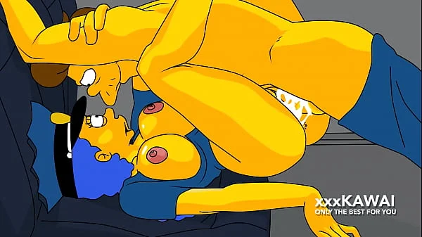 Police Marge tries to Arrest Snake but he Fucks Her (The Simpsons)