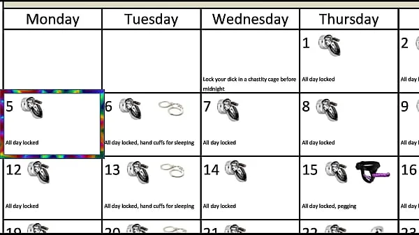 Locktober 2020 - The tasks that each proper chastity slave should perform that month of the year. You have to follow all the tasks consistently. You must not skip any task. Any task you miss for whatever reason, means your dick stays locked an extra day.