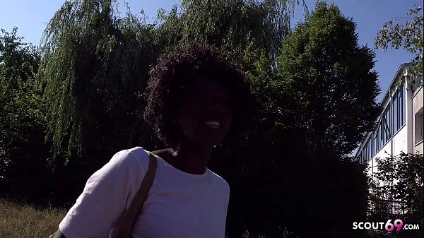 GERMAN SCOUT - BLACK EBONY MILF ZAAWAADI REAL PUBLIC PICKUP SEX FOR CASH IN BERLIN