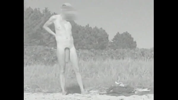 Huge flaccid cock - East German nude beach