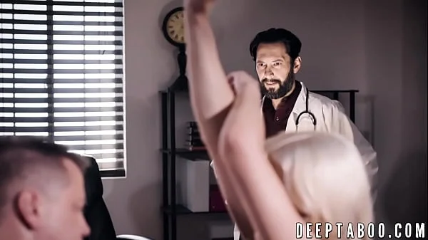 Kenzie Taylor pounded by doctor while her husband watches