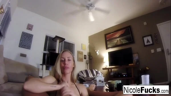 Sexy Home movie of Nicole Aniston giving a POV Blow Job