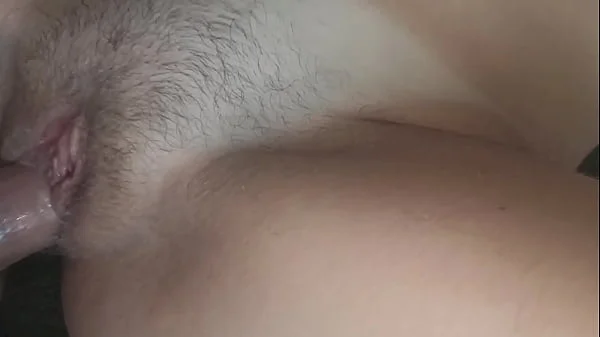 TEEN PUSSY CLOSE UP, white pussy juice appears on dick, ProgrammersWife