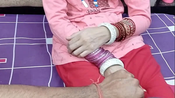 Indian married couple first night full romance sex with hindi audio DESISLIMGIRL part 1