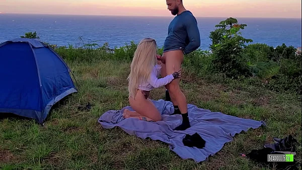 Sexo Arriscado Casal Amador real fodendo em acampamento - Sexdoll 520